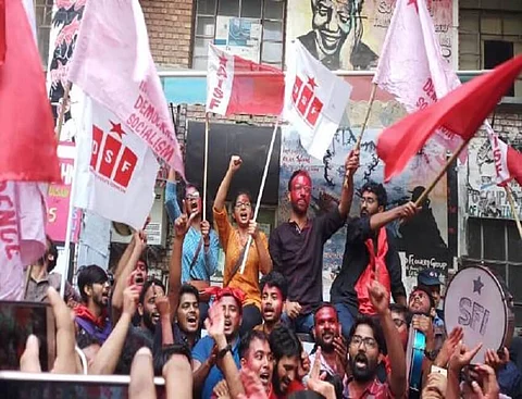 JNU Students Union election result: Left wins all four posts