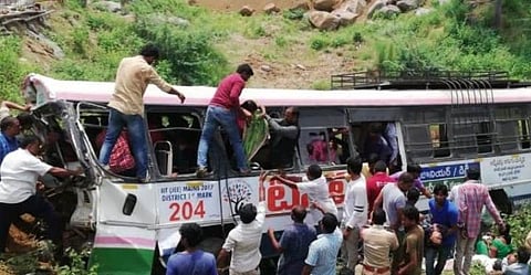 40 Killed as Telangana TSRTC Bus Falls Into Gorge in Kondagattu