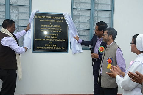 Meghalaya CM Conrad K Sangma inaugurates school