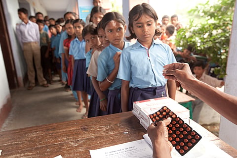 National De-Worming Day Observed in Silchar