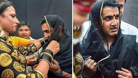 Gautam Gambhir Stands Up For Transgenders, Dresses As A Woman At 7th Edition Of Hijra Habba