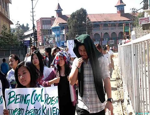 Arunachal Pradesh Mahila Congress Committee (APMCC) organizes rally at Sagalee
