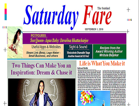 Saturday Fare supplement. Dated – 01/09/2018