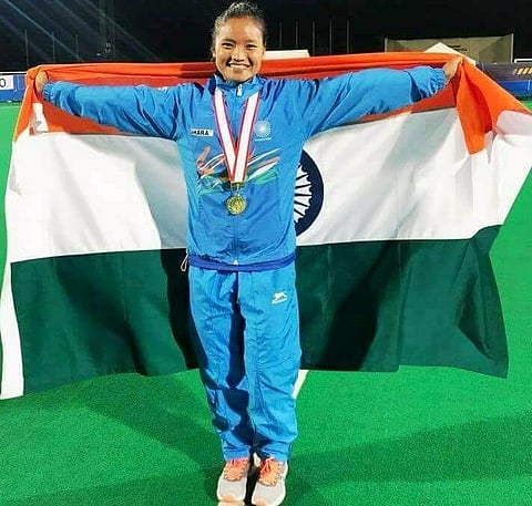 Cachar Girl Lalremsiami Hmar Hogs the Limelight in Hockey