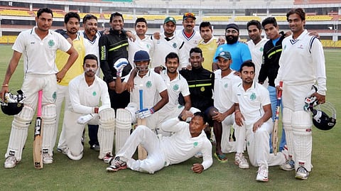 Assam Wins by a Single Run in VM Trophy Cricket Tournament at Surat