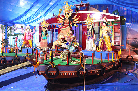 Silchar: Durga Puja begins on a high-and-happy note