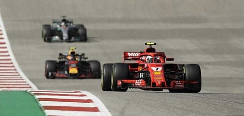 Finland's Kimi Raikkonen Wins F1 US Grand Prix