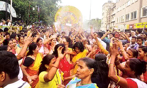 Idol Immersion Marks End of Durga Puja Festivity