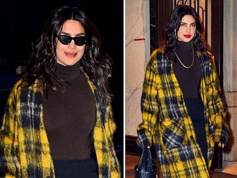 Priyanka Chopra's Over Sized Coat Which Costs More Than 1.5 Lakhs