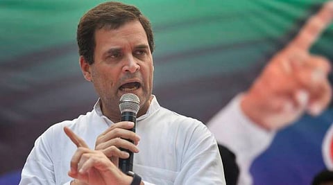 A confused Rahul Gandhi