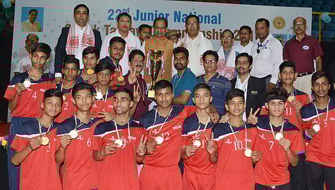 Assam finish with 4 medals including 2 Gold in 22nd Junior National Sepak Takraw Championship