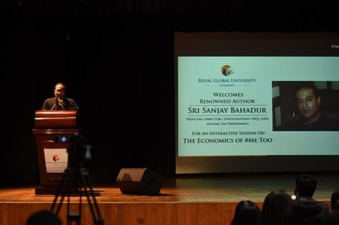 Fight for your rights on a par with men: Principal Director of Income Tax Department Sanjay Bahadur