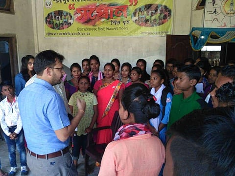 Sivasagar Deputy Commissioner Interacts with Students