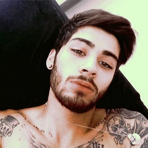 International Singer Zayn Malik Posts Shirtless Snap