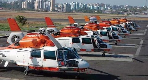 Helicopter service for Durga Puja revellers in Tripura