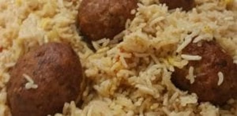 Meatballs with Pilau Rice (Kofta Pilau): Recipes by Mridula Baljekar