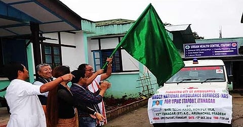 Arunachal: MLA flags off National Ambulance Service (NAS) ambulance