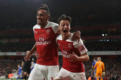 Emerick Aubameyang goal earns Arteta's Arsenal draw at Bournemouth
