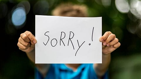 THE POWER OF SAYING “I AM SORRY”