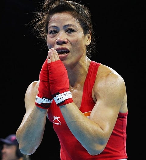 Mary Kom enters into the Semi Finals, is just two steps away from another Gold
