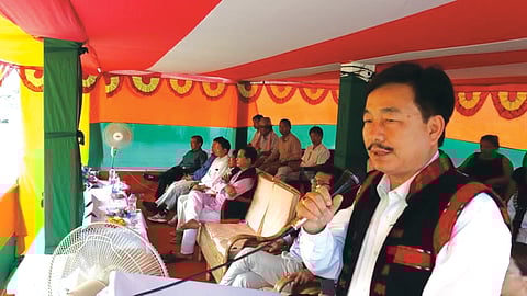 BJP State president Tapir Gao warns BJP leaders declaring themselves candidates