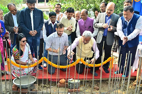Bhoomi pujan for installation of life size statue of Dr BR Ambedkar held in Sivasagar