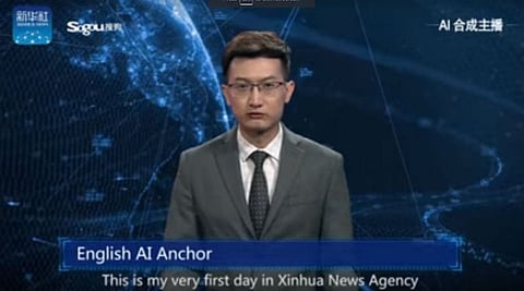 China's Xinhua News Agency Gets a Virtual Artificial Intelligence (AI) TV Anchor