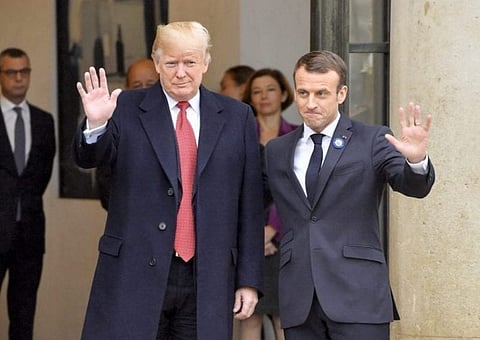 French President Emmanuel Macron Says Talks With Trump ‘Fruitful’