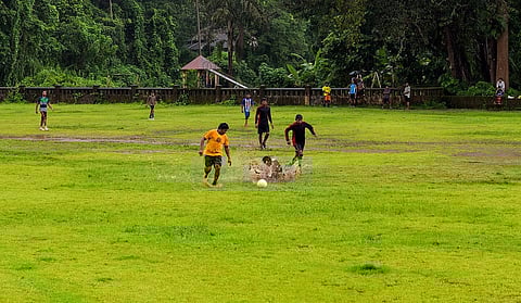 Football Ground inaugurated at Nagaland Village