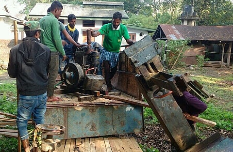Illegal timber mill seized at Bongaigaon