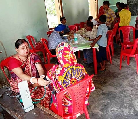 Free Medical Health Camp organized by (ISKCON) in Silchar