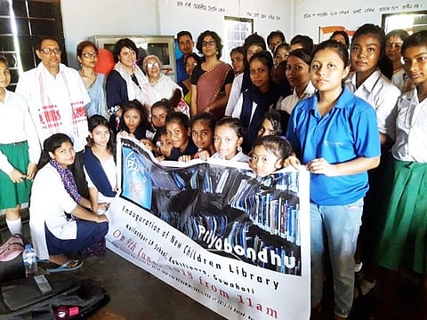 NGO Priyobondhu befriends kids by giving School Kit for a Child