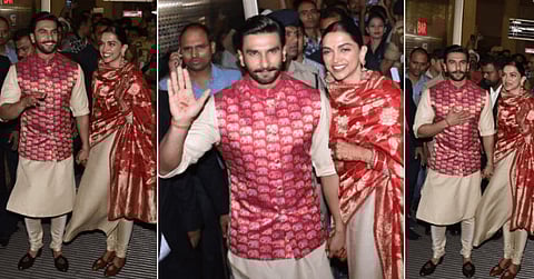 Newlyweds Ranveer, Deepika Welcomed in Mumbai By Sea of Fans