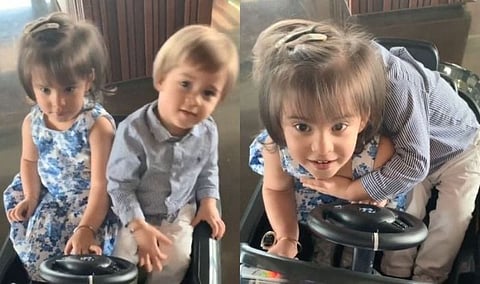 Karan Johar Shares Video of His Twins Roohi and Yash Dancing And Driving