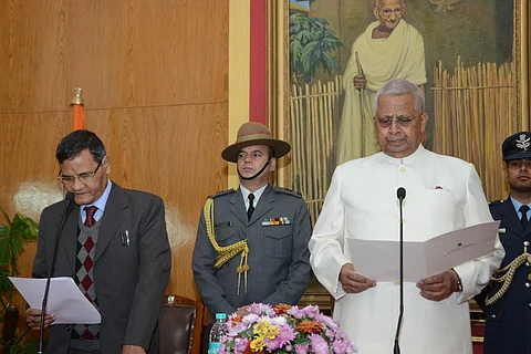 PK Musahary sworn in as Meghalaya Lokayukta Chairperson