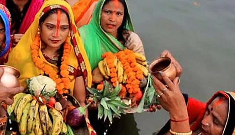 Chhath Puja begins in Bihar