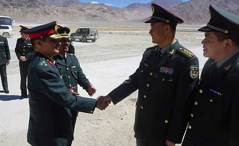 Special meeting of Indian and Chinese troops mark Diwali celebrations