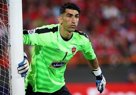 Iran goalie nominated for Asian Football Confederation (AFC) player of the year
