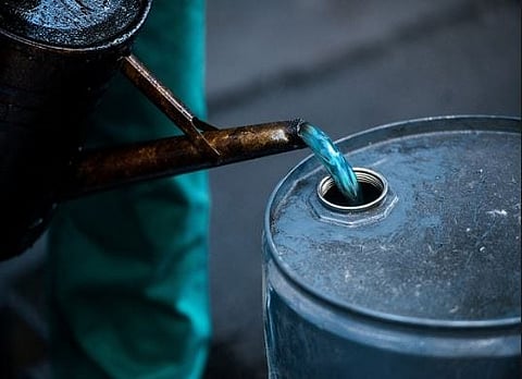 Smuggled kerosene oil seized at Joysagar