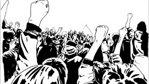 Farmers protest in Bengaluru