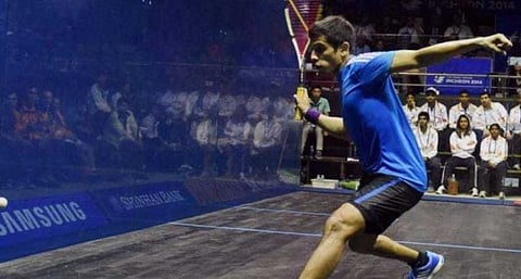 Saurav Ghosal beats Zahed Salem to win squash meet