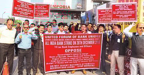 Bank Staff Strike Against Merger Hits Services