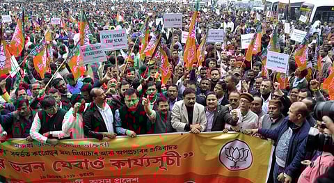 Rafale Deal: BJP Protests Congress’ ‘False Campaign’