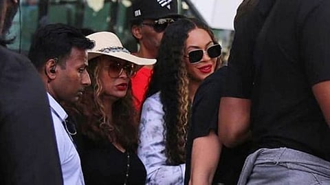 Singer Beyonce Arrives in Udaipur