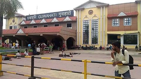 Digital Screens in Guwahati Railway Station