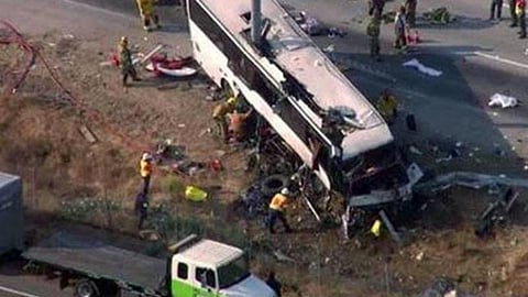 Hijacked Bus Crashes Into Pedestrians