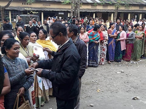 Panchayat poll concludes in Lakhimpur