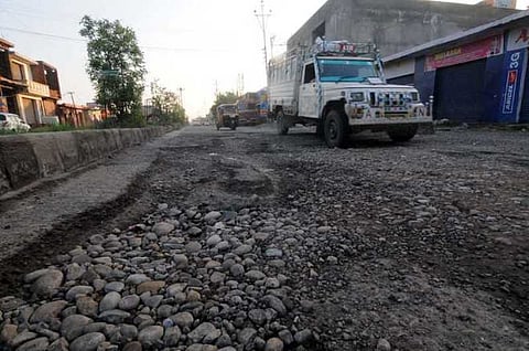 Dilapidated Road Brewing Trouble in City
