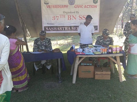 Sashastra Seema Bal organizes Veterinary Civic Action Programme in Tangla