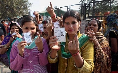 Voting for Haryana Municipal Polls